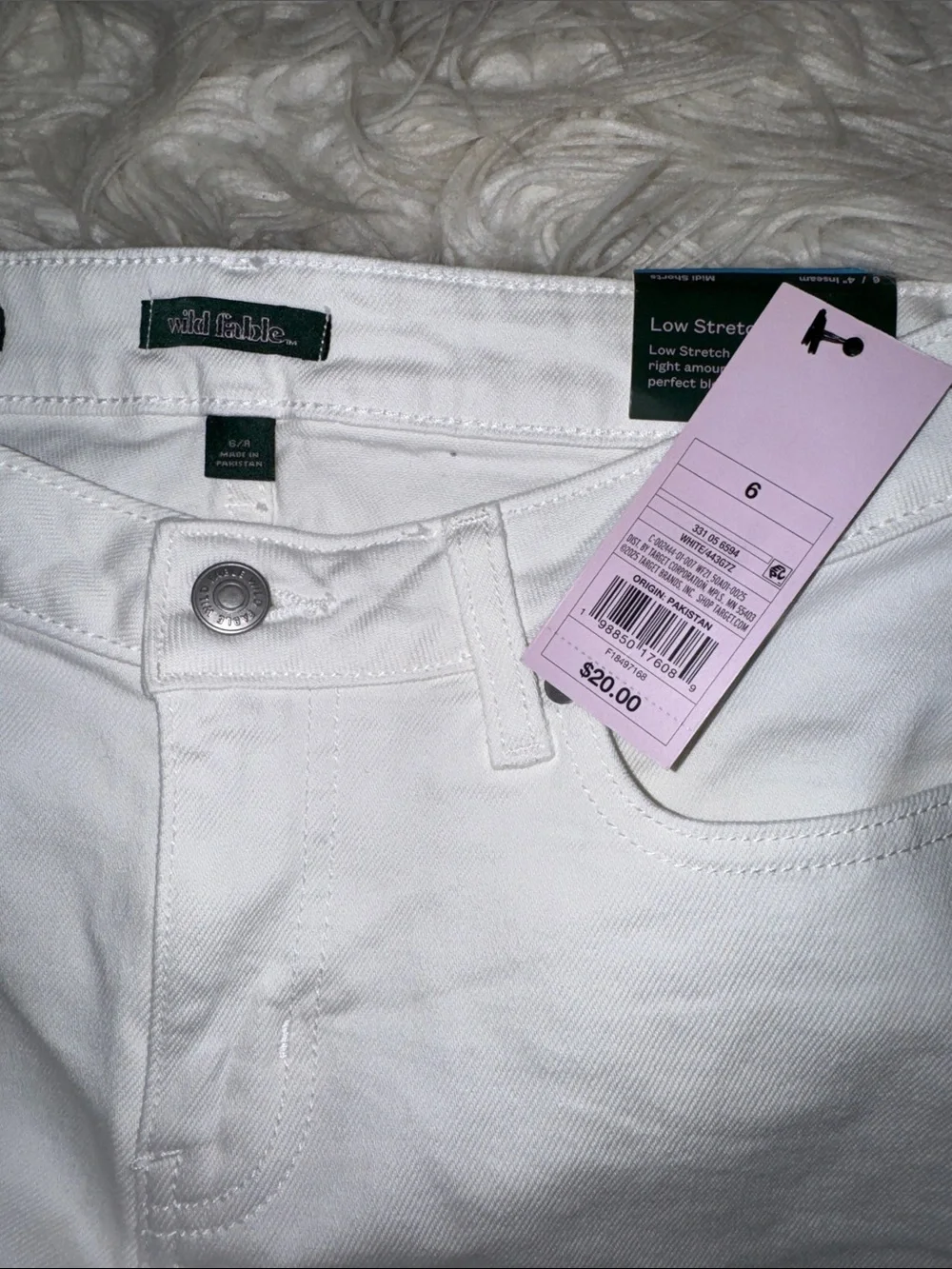 White Women's Denim Shorts